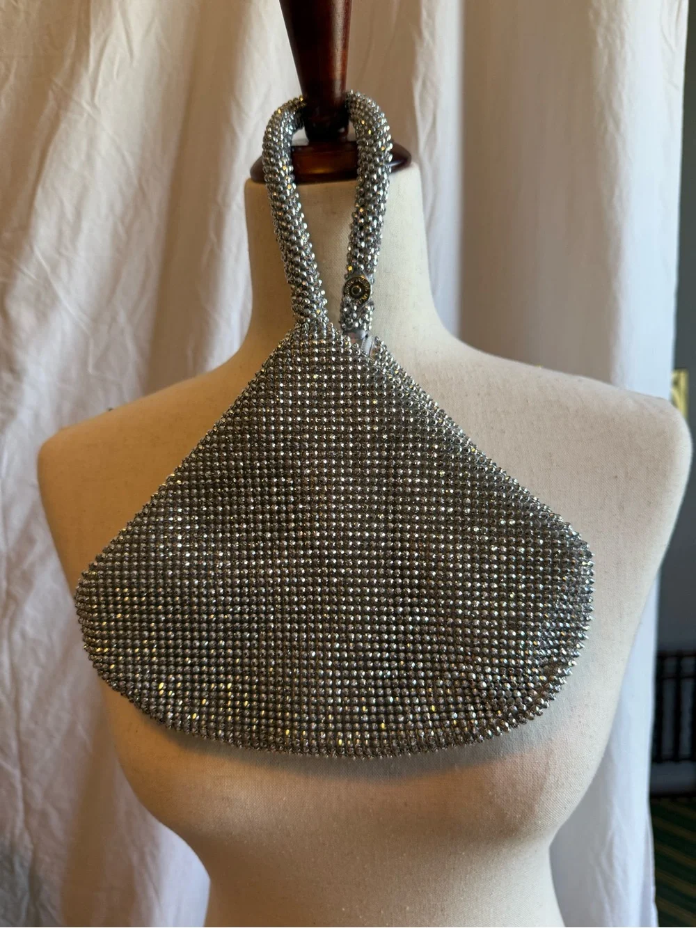 Macy’s INC International Concepts Doris Sparkle Mesh Wristlet